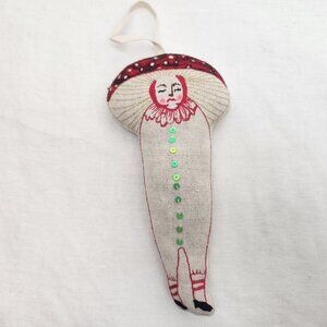 Skippy Cotton Baby Mushroom, Lavender Scented Token Ornament